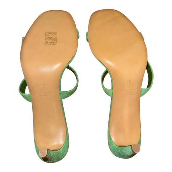 NWT Mansur Gavriel Fino Sandal in Green Size 39 - Picture 4 of 4